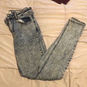 High waisted acid jeans pacsun vintage style